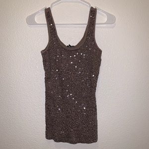 Express sparkle tank top